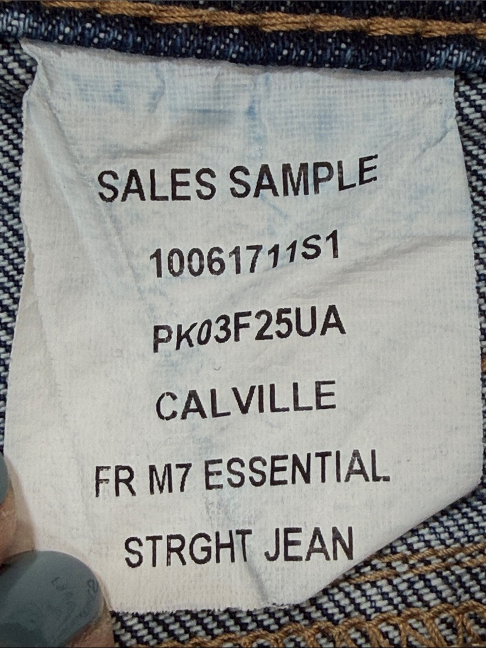 Mens Ariat Fire Resistant M7 Slim Straight Leg Jean Calville Sales Sample Jeans - Picture 8 of 15